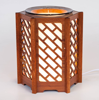 Electric Wooden Oil Warmer - D-497 - Special Item