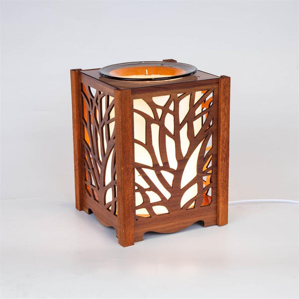 Electric Wooden Oil Warmer - D-493 - Special Item