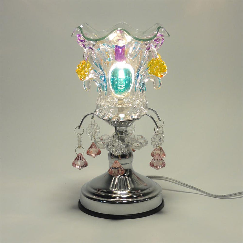 TE-408 ELECTRIC GLASS TOUCH LAMP WITH OIL WARMER - Special Item